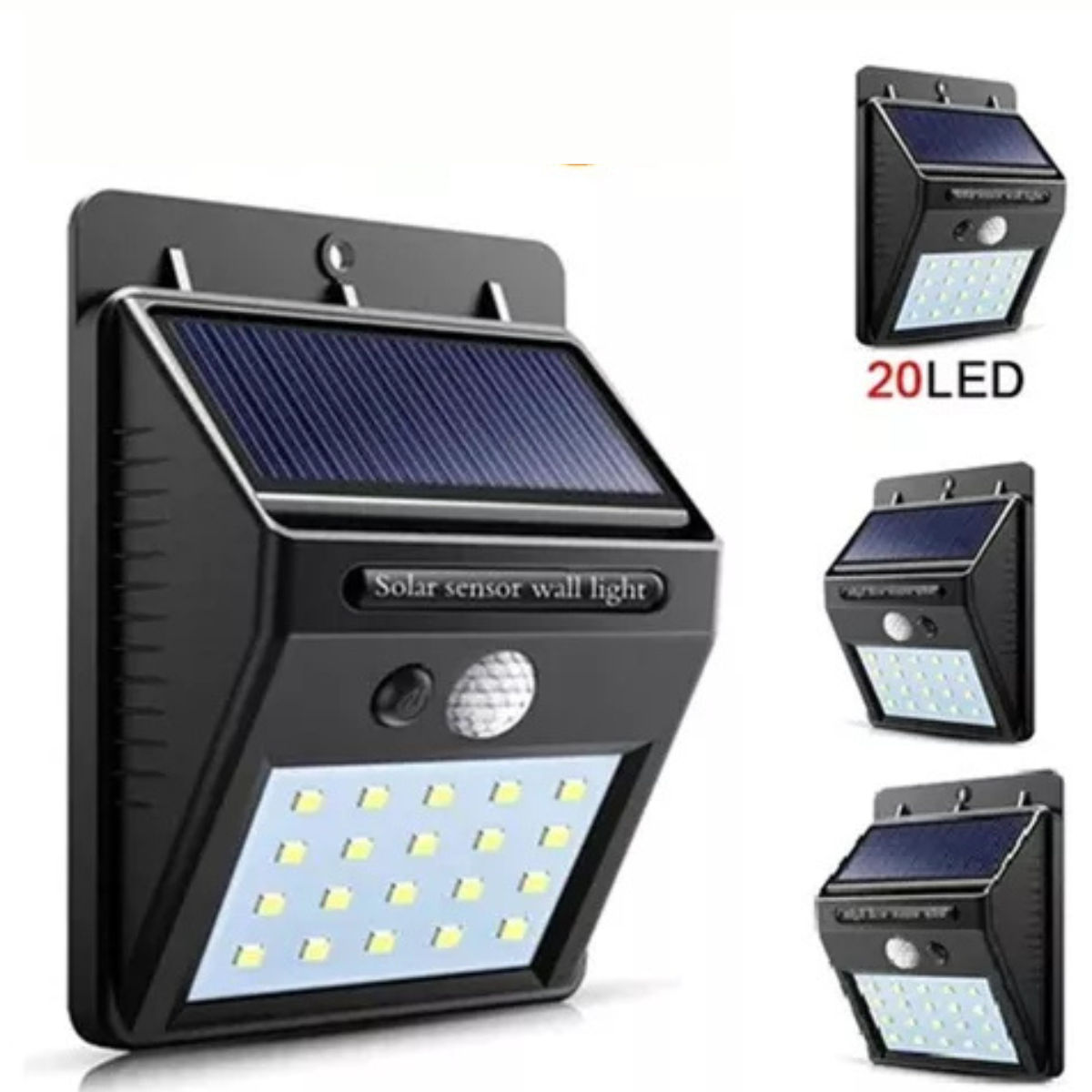 Foco Solar 64 LED con Sensor