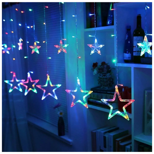 Guirnalda LED Multicolor de Estrellas