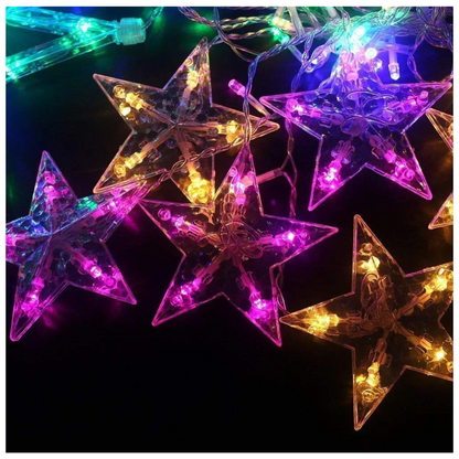 Guirnalda LED Multicolor de Estrellas